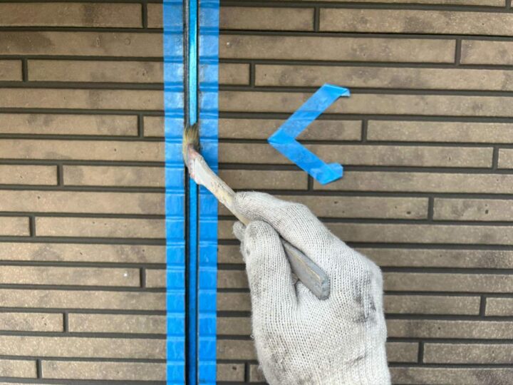 外壁 目地シーリング(プライマー塗布)