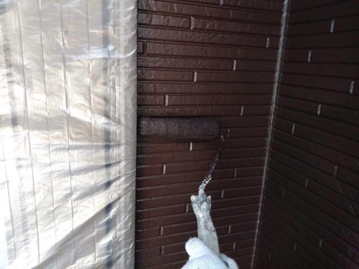 1F外壁塗装 上塗り