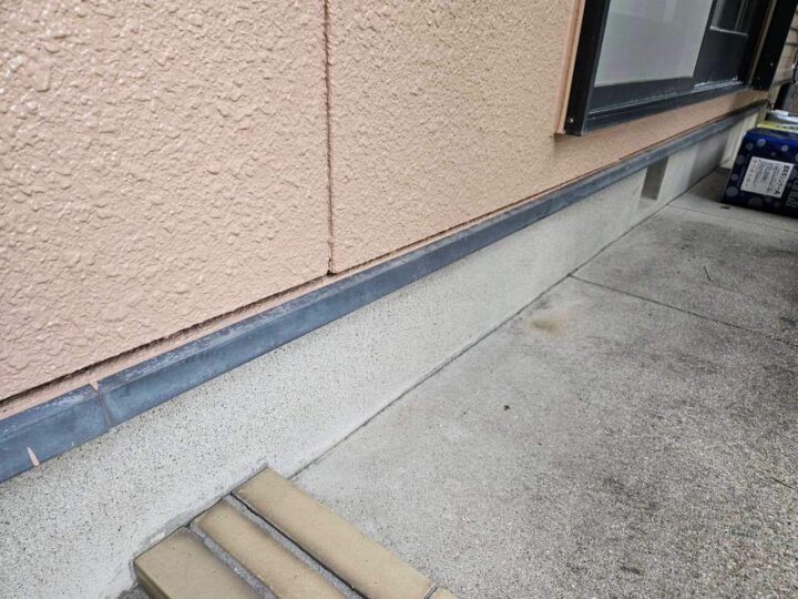 土台水切り 施工前