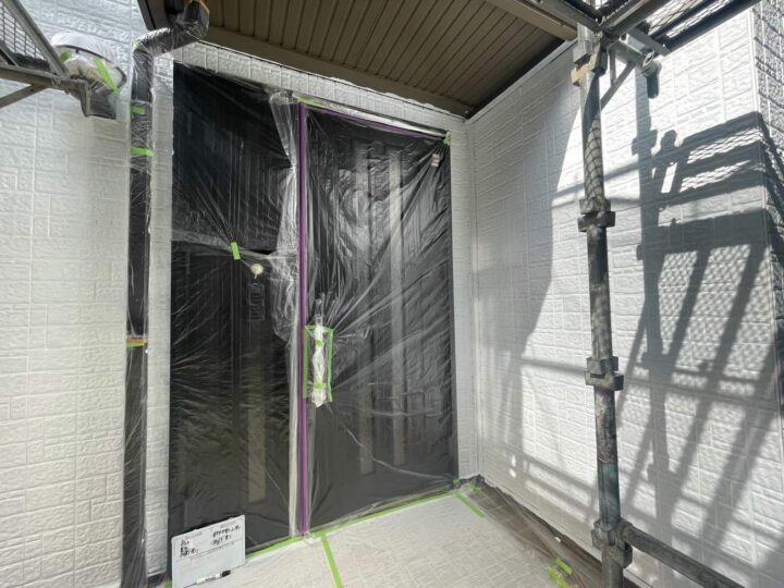 外壁塗装 色替え 下塗り