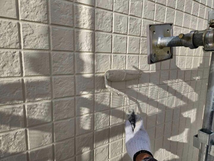 外壁塗装 2F 上塗り