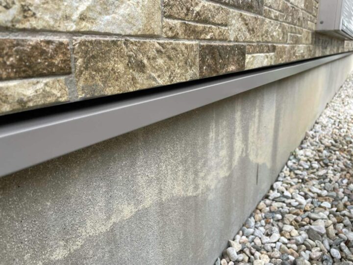 土台水切り 施工後