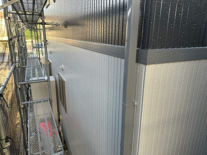 外壁塗装 上塗り