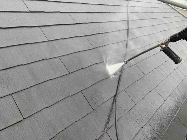 屋根 高圧洗浄
