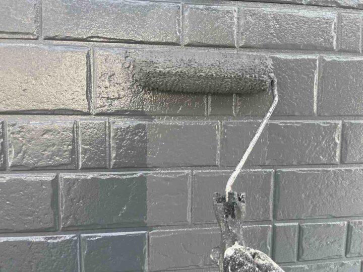 外壁塗装 上塗り