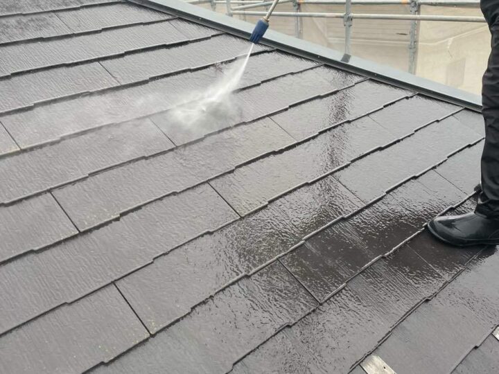 屋根 高圧洗浄
