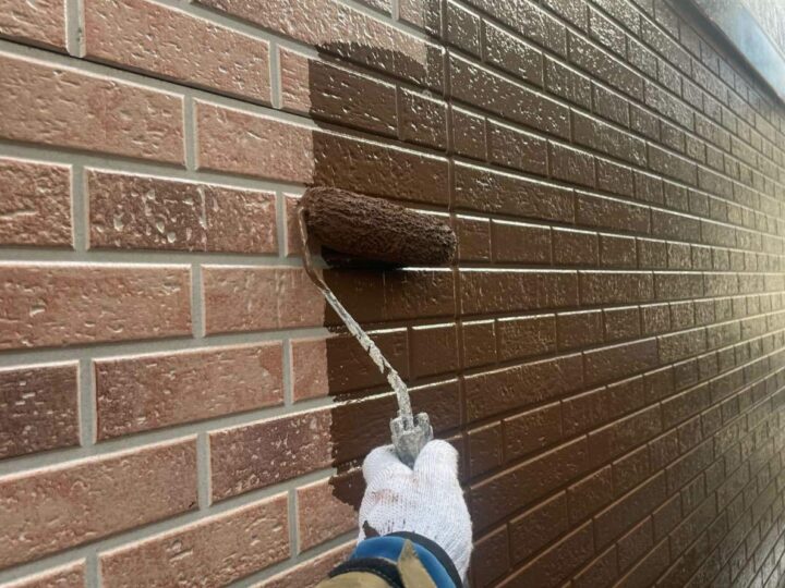 外壁塗装 中塗り