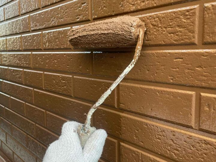 外壁塗装 上塗り