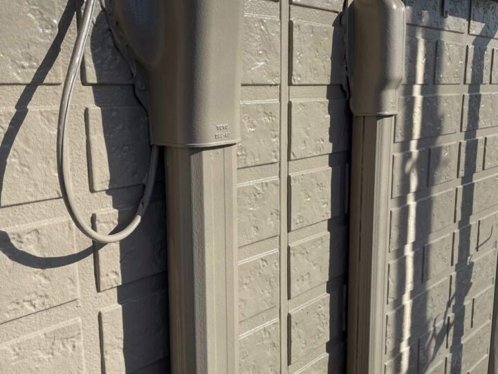 外壁塗装 上塗り施工後