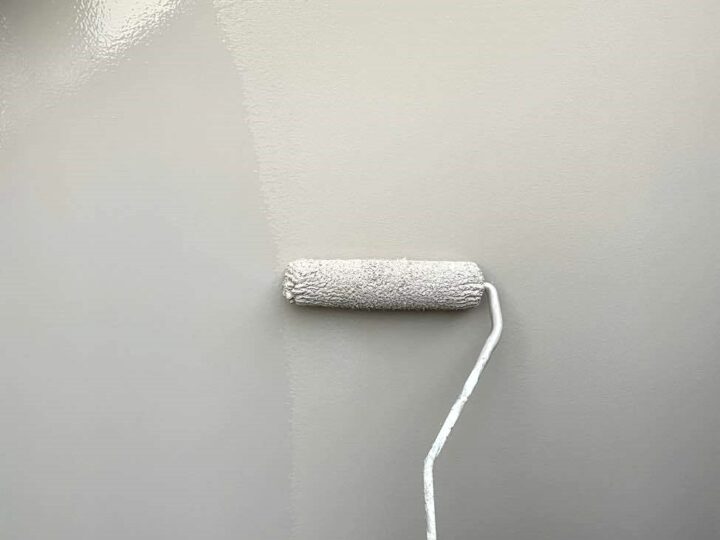 外壁塗装 内壁 上塗り2回目