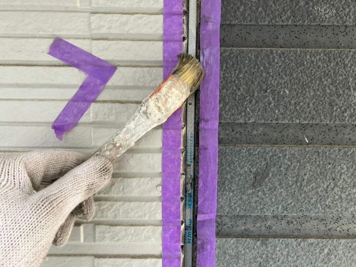 外壁 目地シーリング(プライマー塗布)