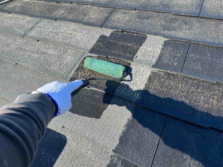 屋根塗装 下塗り