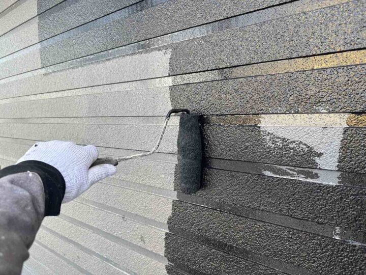 外壁塗装 中塗り