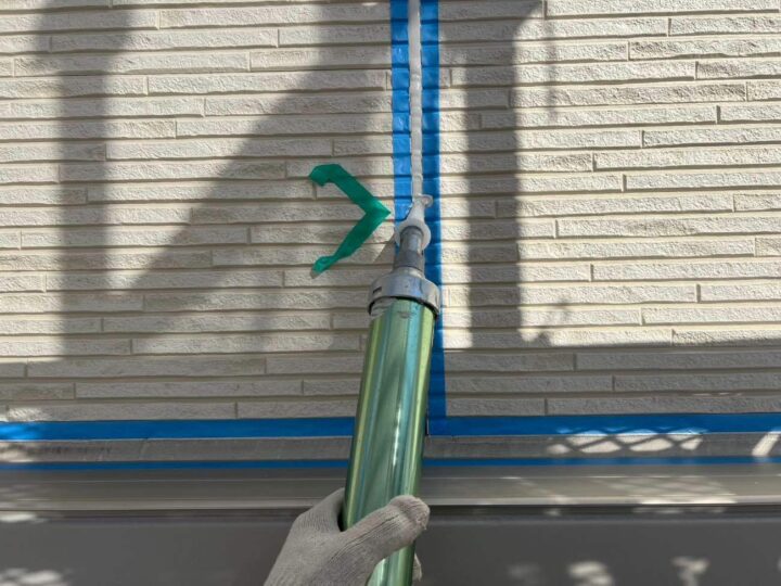 外壁 目地シーリング(材料充填)