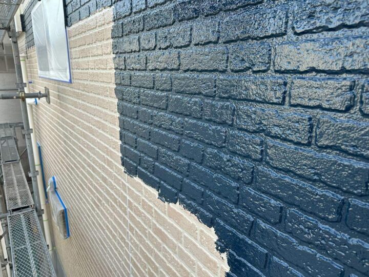 外壁塗装 中塗り