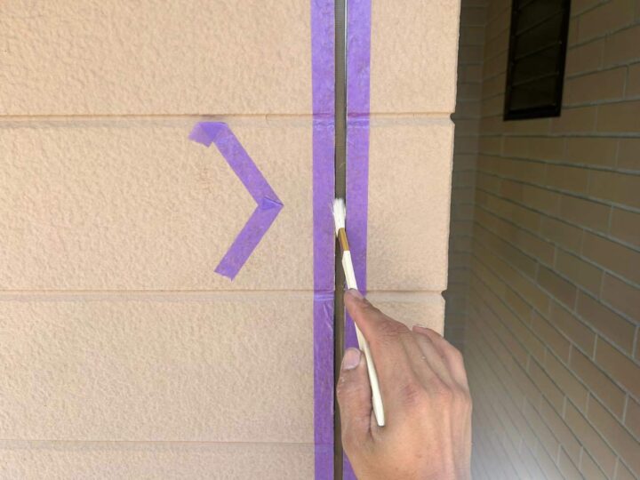 外壁 目地シーリング(プライマー塗布)