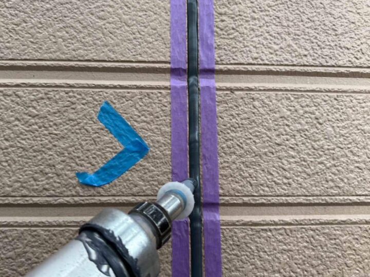 外壁 目地シーリング(材料充填)