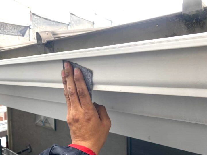 雨樋 ケレン作業