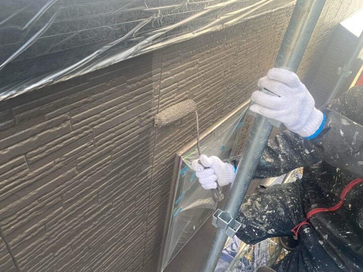 外壁塗装 上塗り