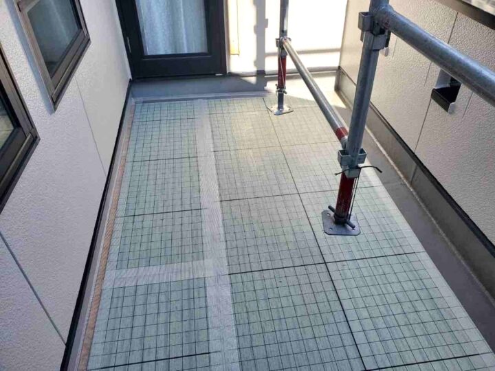 ベランダ防水 防水シート張り