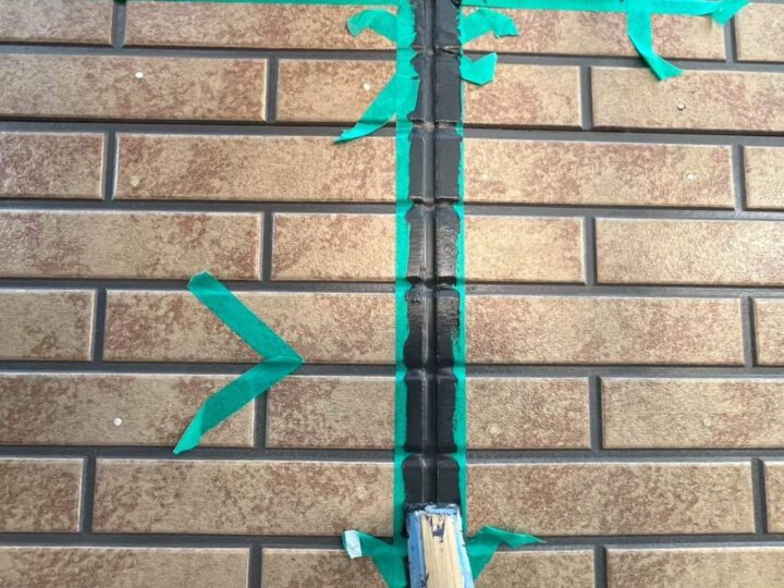 外壁 目地シーリング(ヘラ仕上げ)