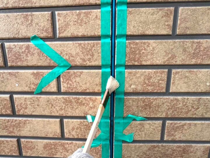 外壁 目地シーリング(プライマー塗布)