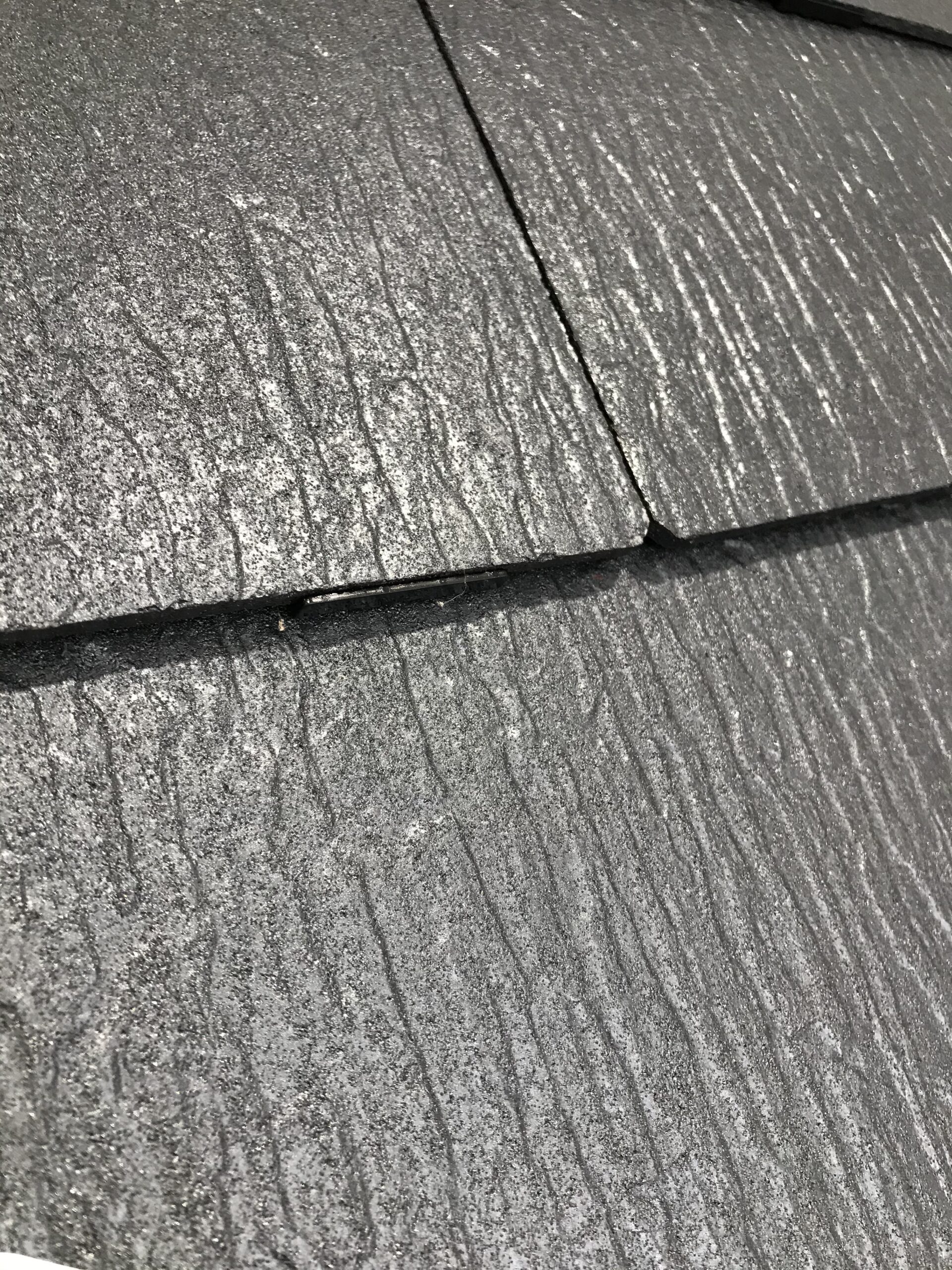 知多市　屋根塗装　縁切り