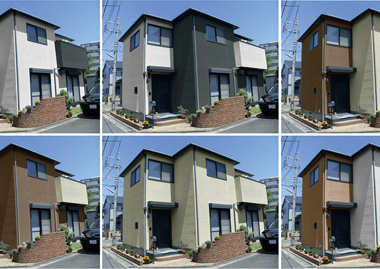 外壁の汚れが目立ちにくい色