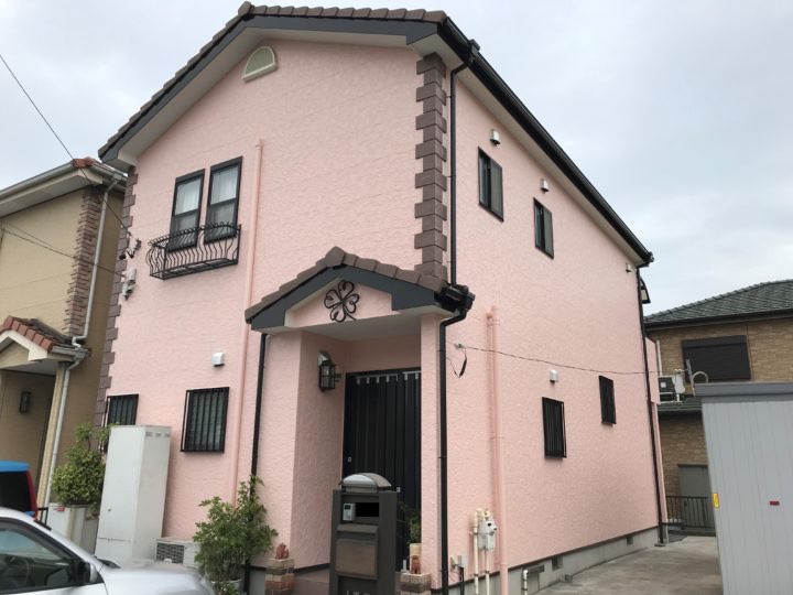 大府市での外壁塗装の色選びや助成金の様子です。