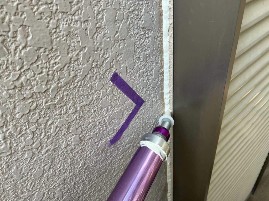 外壁塗装工事のシーリング