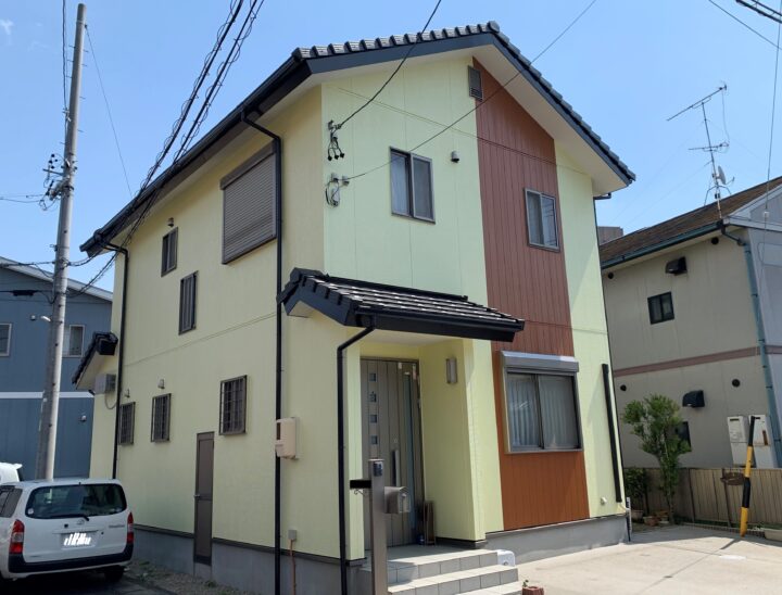 色使いでイメージチェンジ｜半田市Ｍ様邸 外壁塗装工事