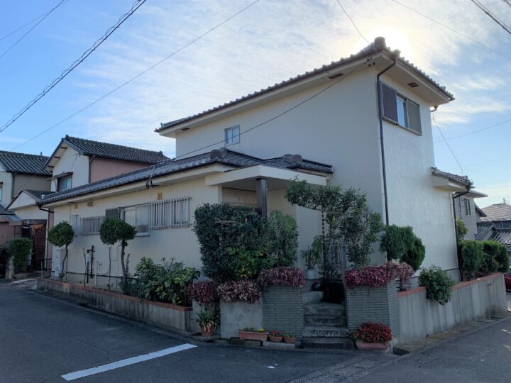 王道！シンプルアイボリー！｜半田市Ｓ様邸 外壁塗装工事