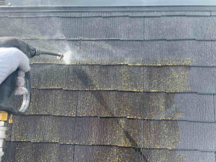 外壁塗装工事において欠かせない作業「高圧洗浄」について