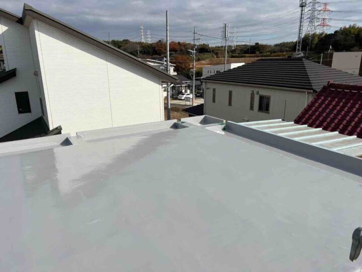 知多郡阿久比町 Ｏ様邸 屋上防水工事