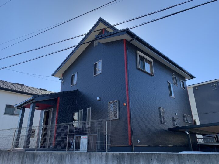 アクセントカラーがポイント！｜武豊町N様邸 外壁塗装工事
