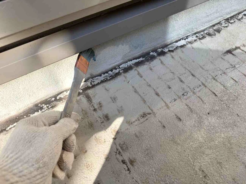 立上りプライマー塗布