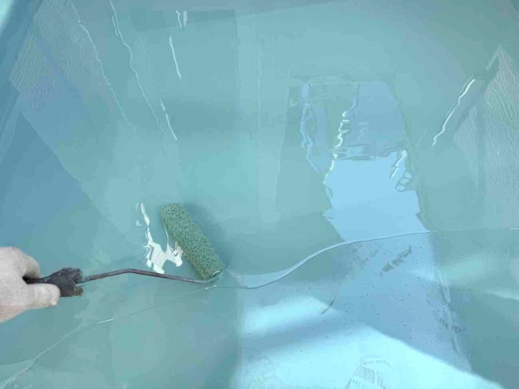 ウレタン塗布2回目