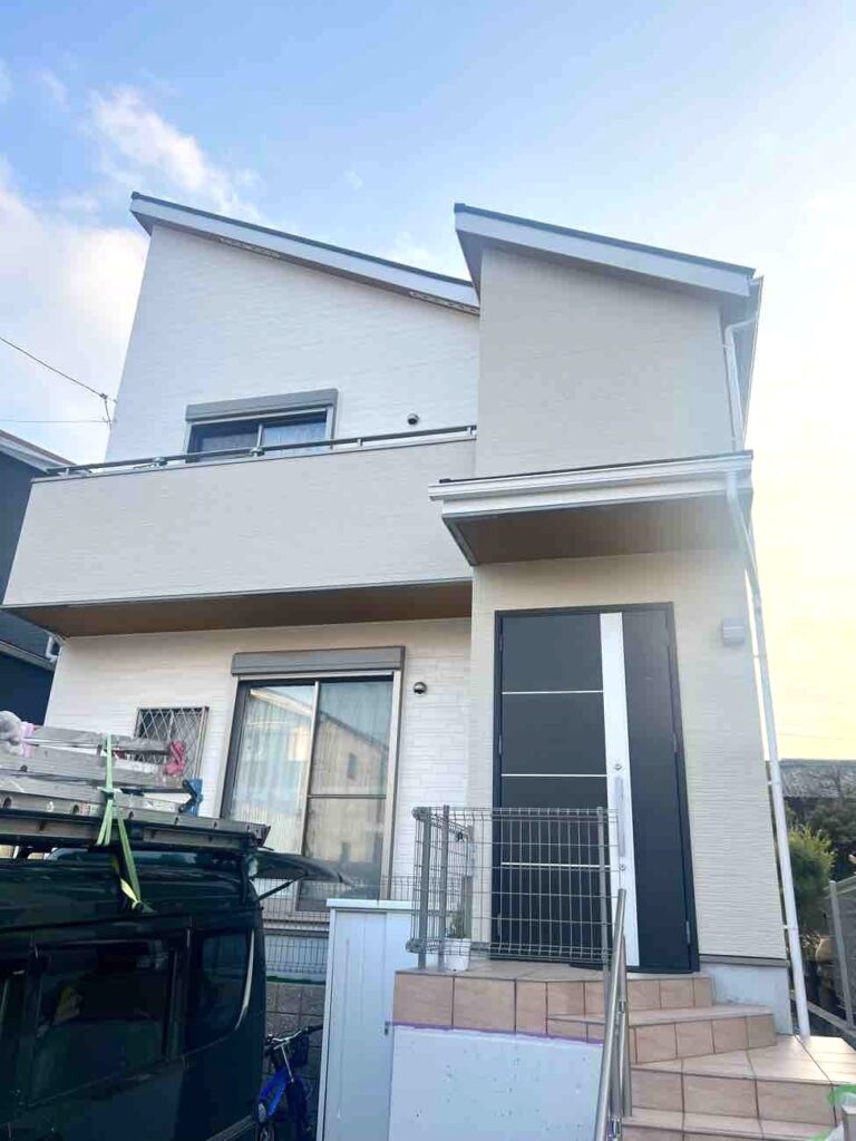 名古屋市F様邸　外壁・屋根塗装・ベランダ防水工事