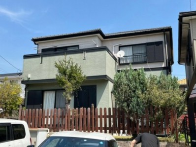 色で魅せる、新築以上の輝き。洗練されたブルーグレーのモダン邸宅へ