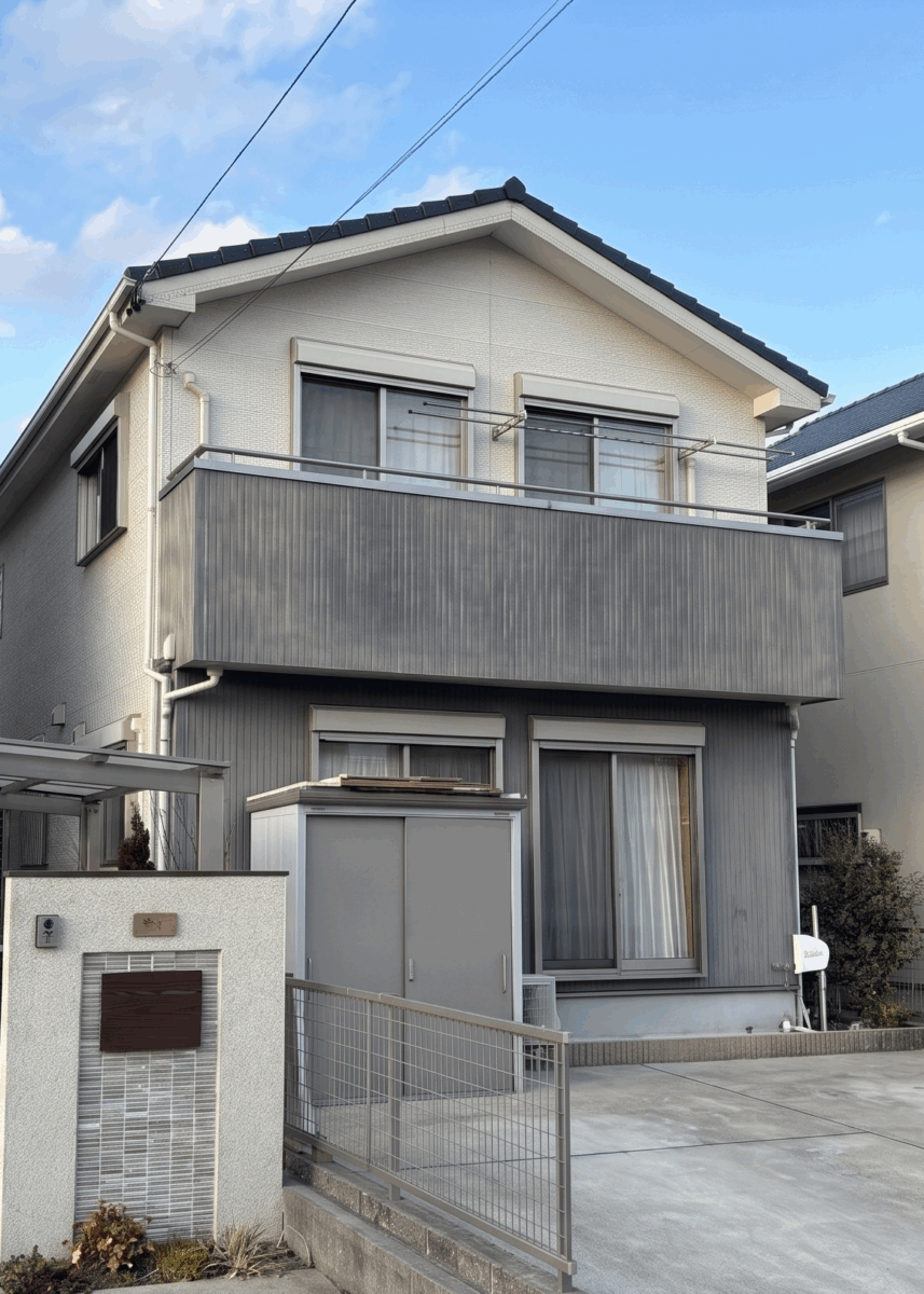 くすんだ外壁が新築時の輝きを超え、洗練された都会的モダンへ
