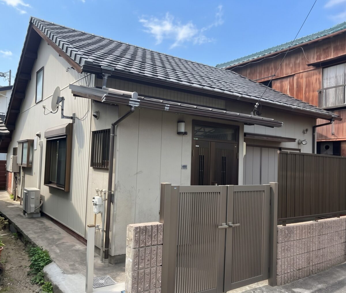 日差しにやさしく映えるアイボリー！和の風情を大切に整えた佇まい